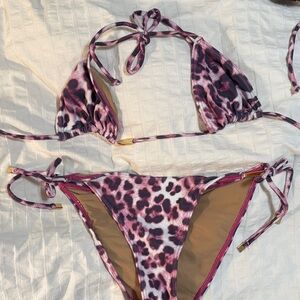 Leopard Print Bikini Set